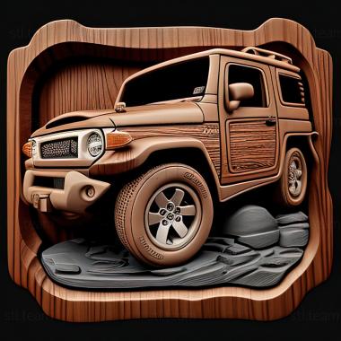 3D модель Toyota FJ Cruiser (STL)